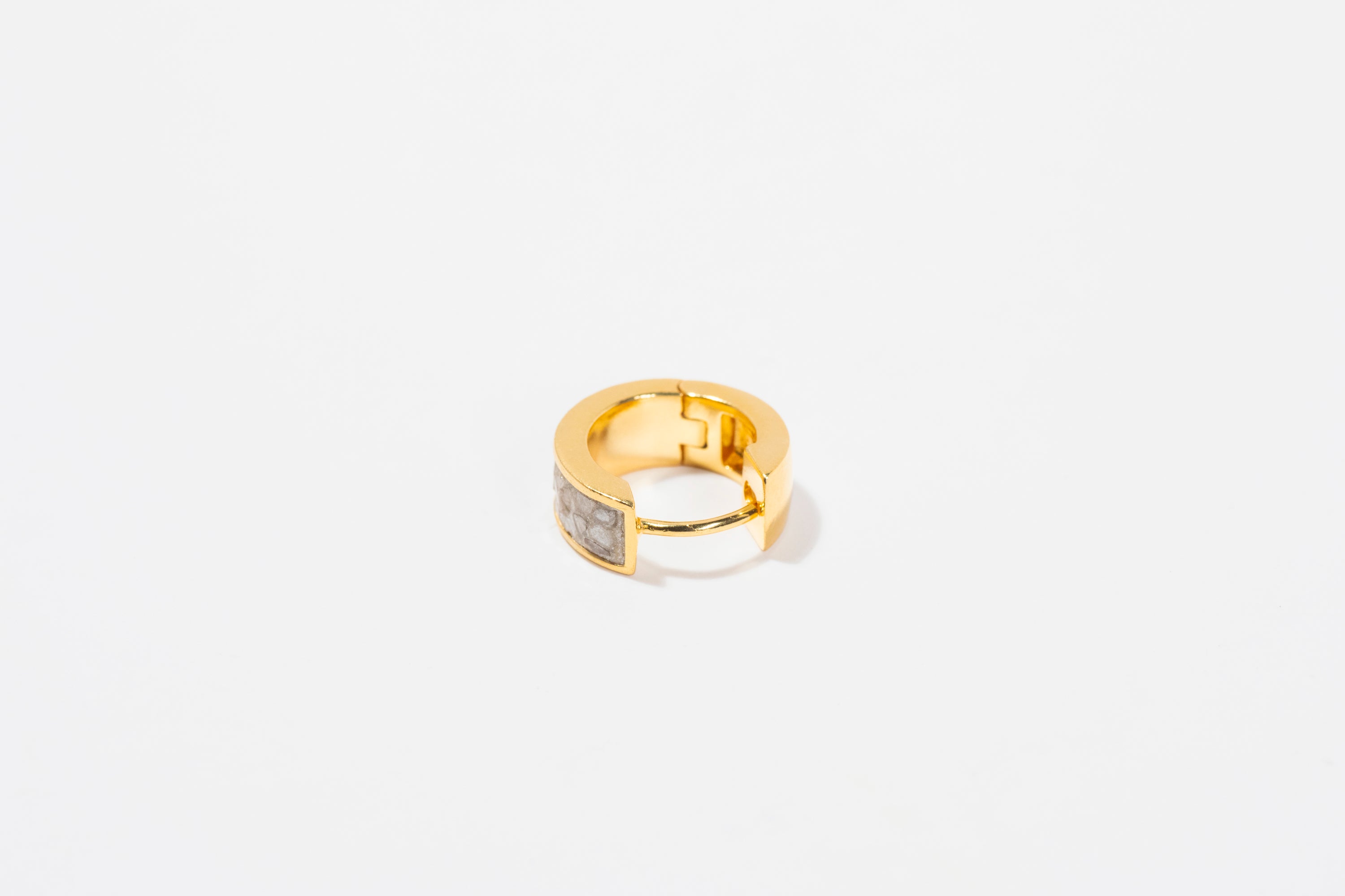 Hugo Round Gold Vermeil Hoop Earrings