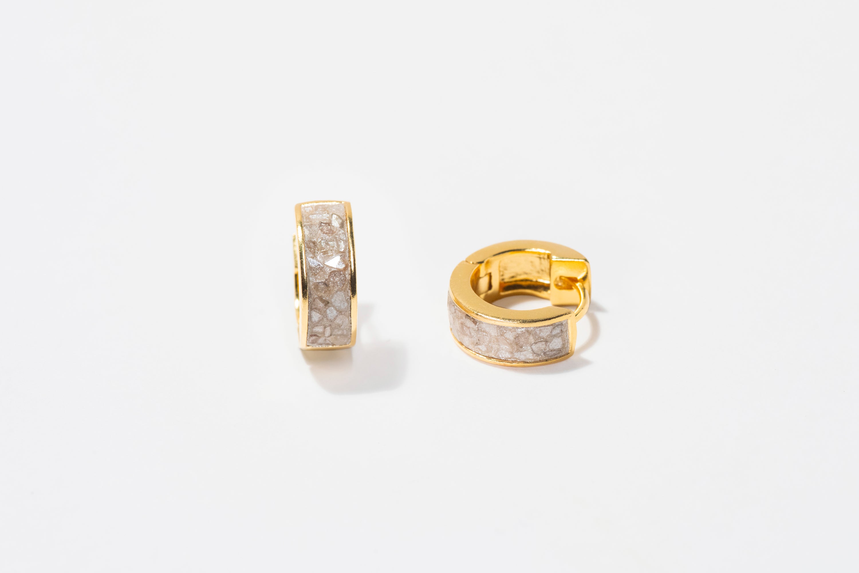 Hugo Round Gold Vermeil Hoop Earrings