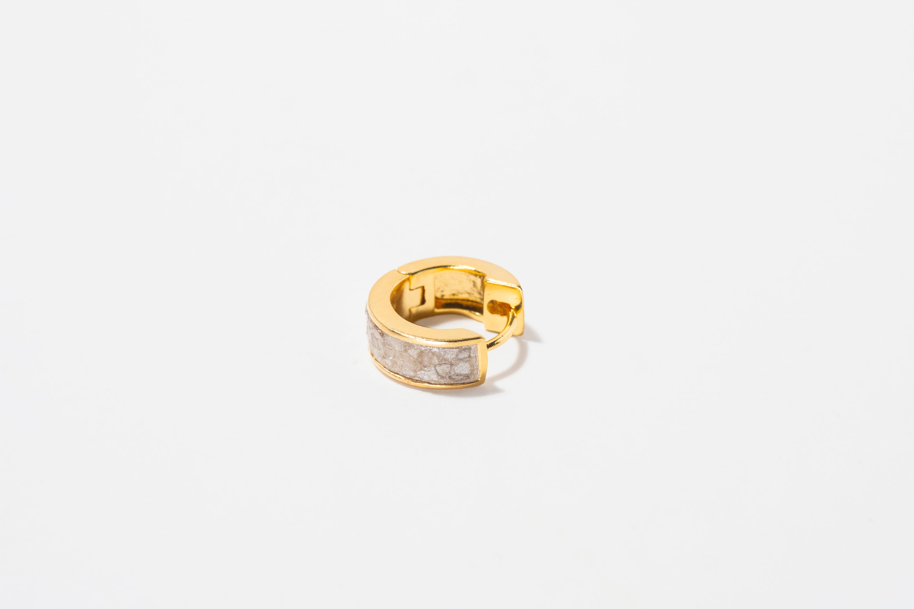 Hugo Round Gold Vermeil Hoop Earrings