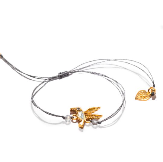 Hummingbird Gold Vermeil Bracelet