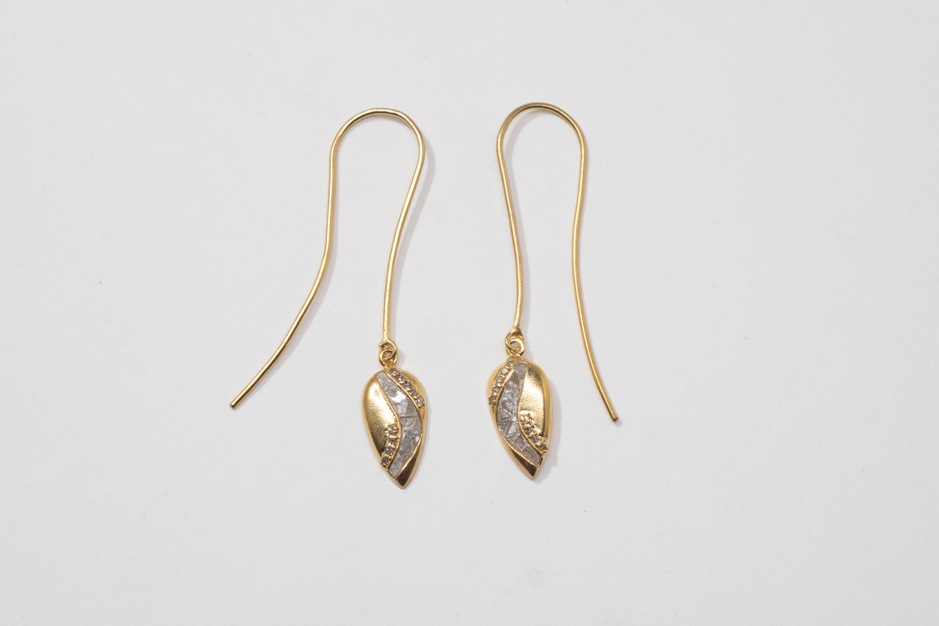Ind Gold Vermeil Drop Earrings