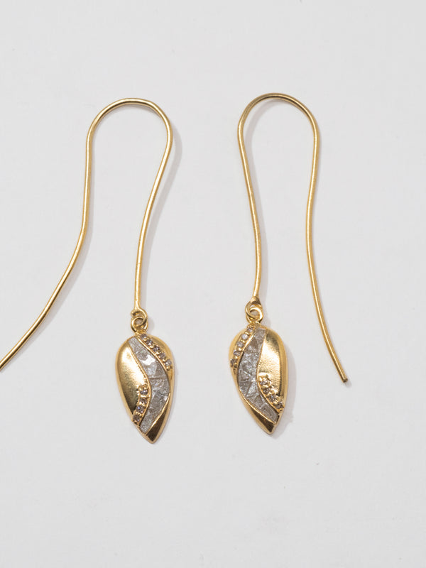Ind Gold Vermeil Drop Earrings