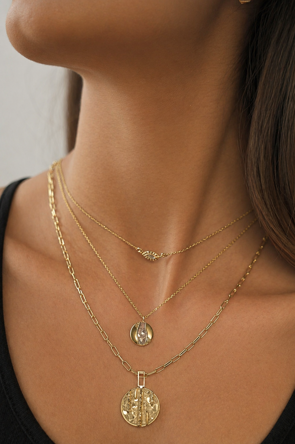 Ind Gold Vermeil Pendant Necklace