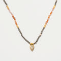 Irving Gold Vemeil Beaded Necklace