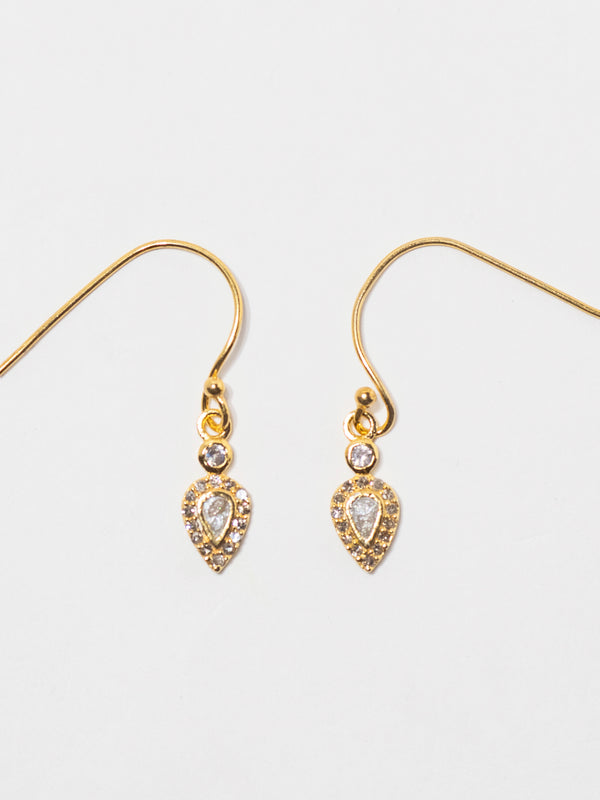 Irving Gold Vermeil Drop Earrings