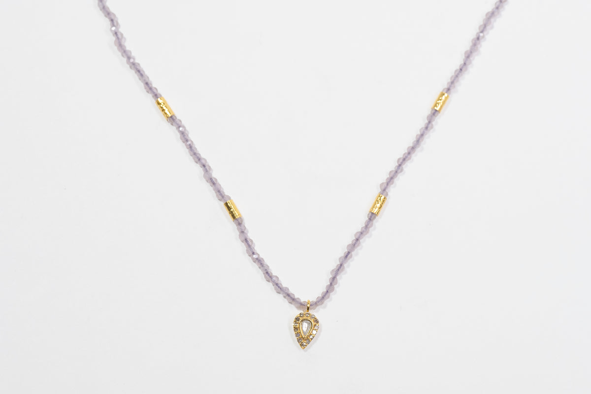 Irving Gold Vermeil Beaded Necklace