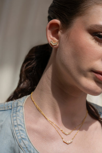 Janus Gold Vermeil Stud Earrings