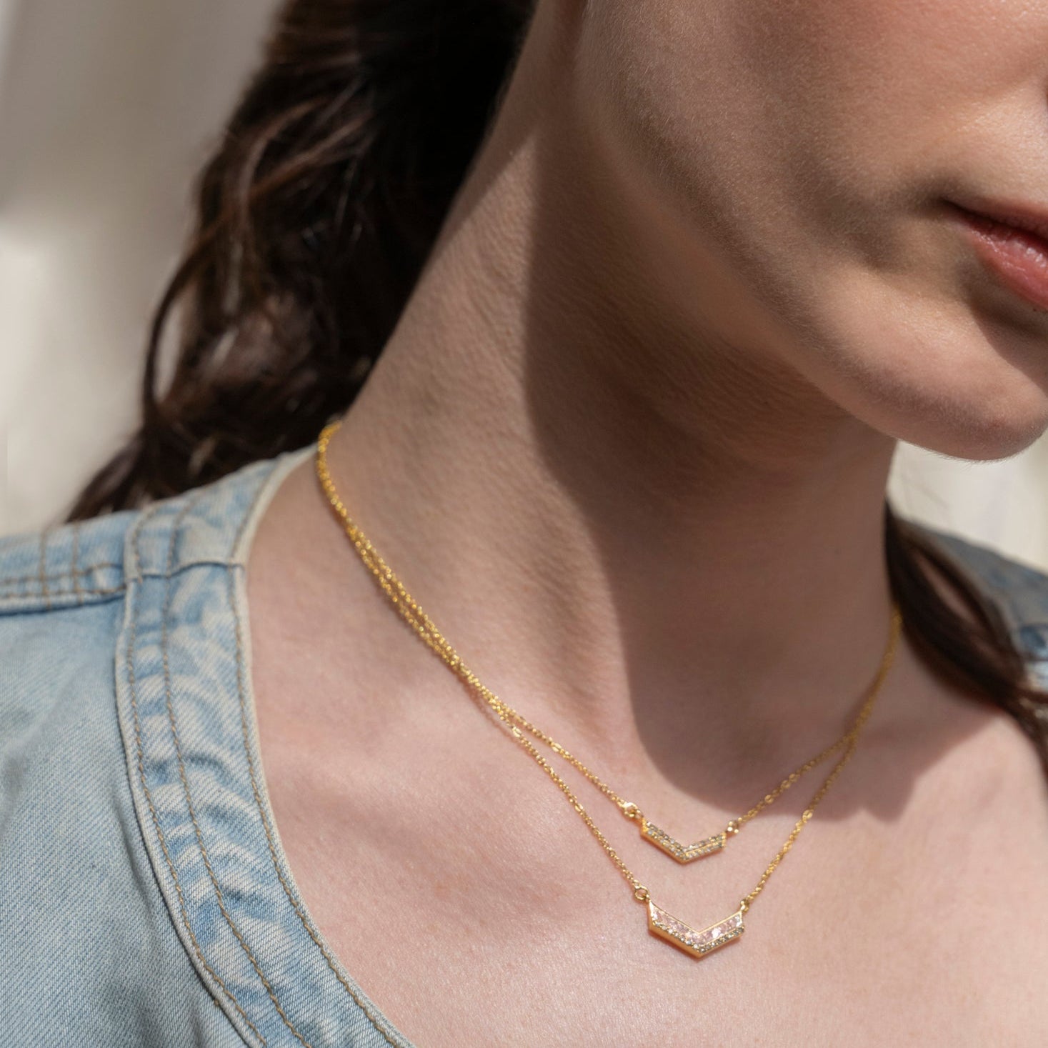 Janus Gold Vermeil Pendant Necklace