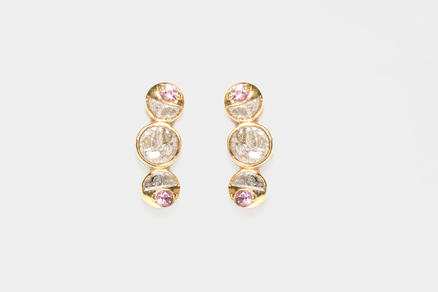 Kady Round Gold Vermeil Ear Crawler Earrings