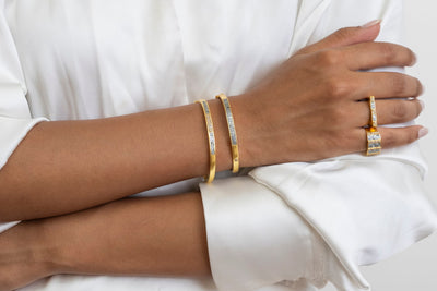 Kangra Gold Vermeil Bangle Bracelet