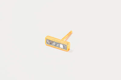 Kathryn Gold Vermeil Stud Earrings