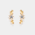 Kiah Star Gold Vermeil Ear Crawler Earrings