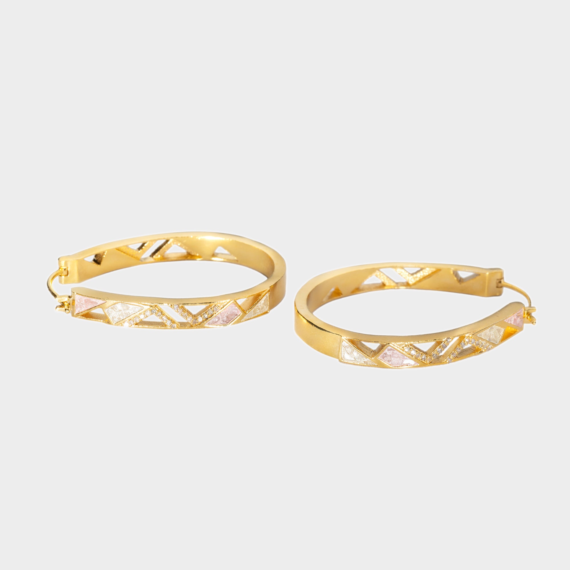 Kuftara Gold Vermeil Hoop Earrings