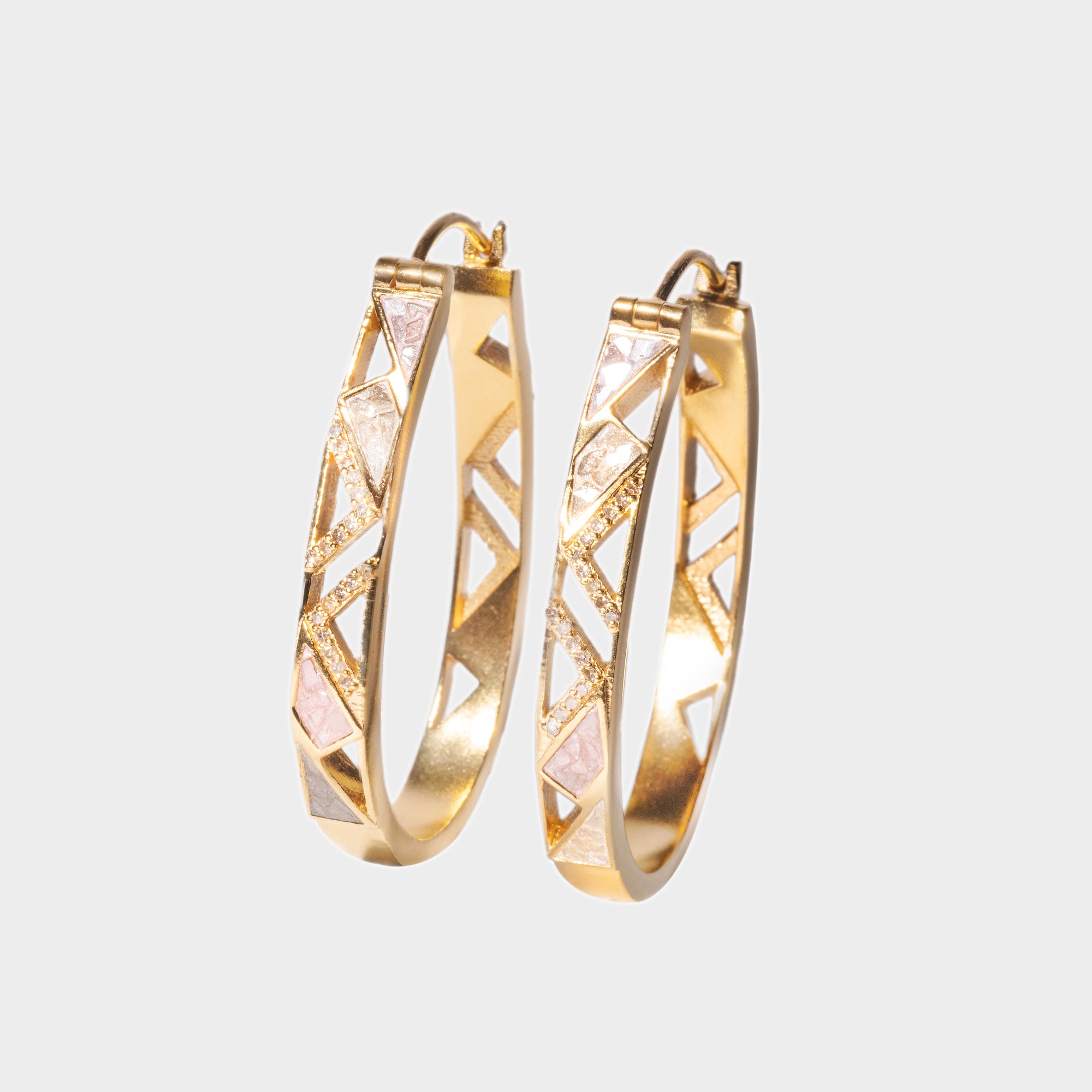 Kuftara Gold Vermeil Hoop Earrings