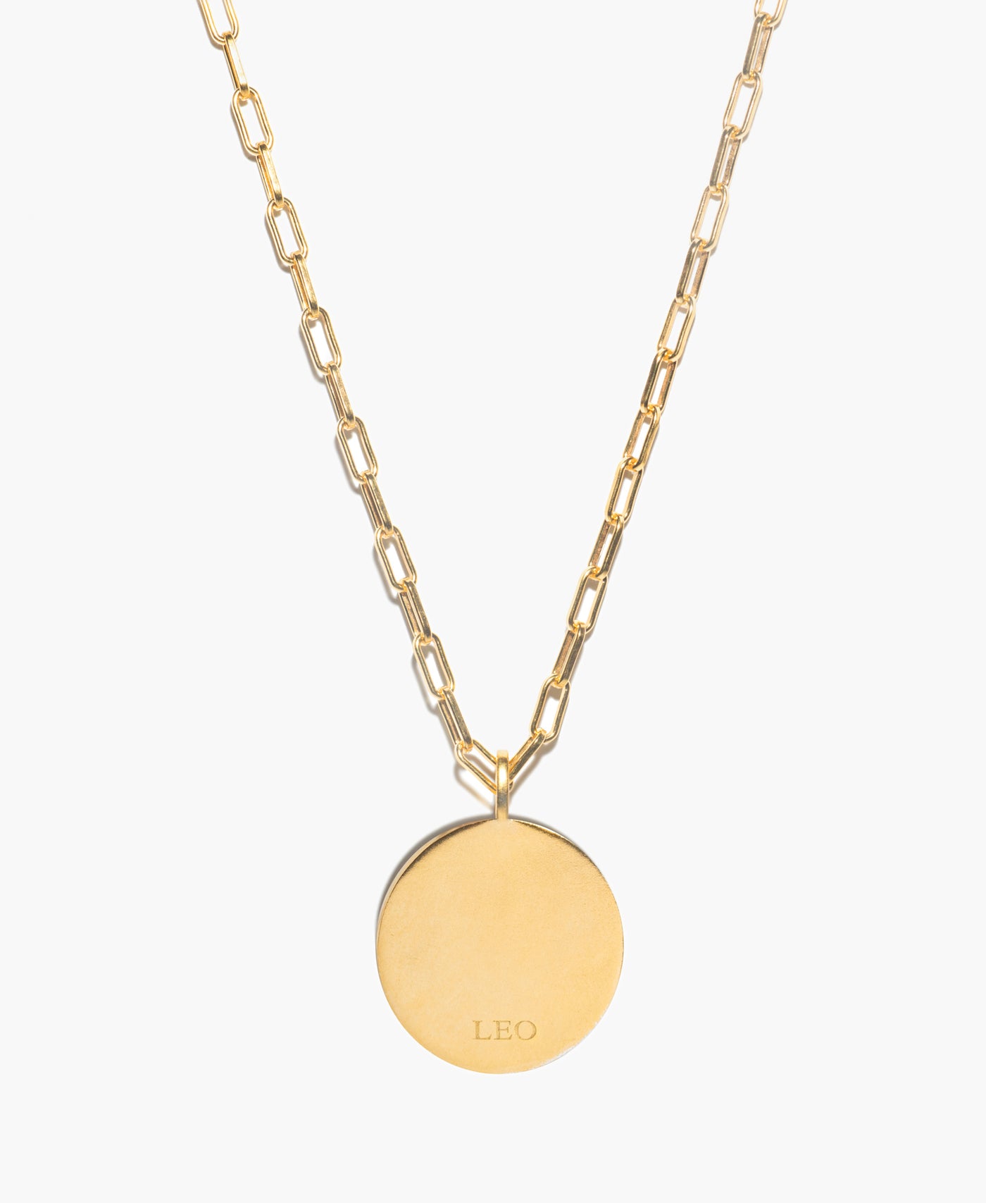 Leo Gold Vermeil Pendant Necklace