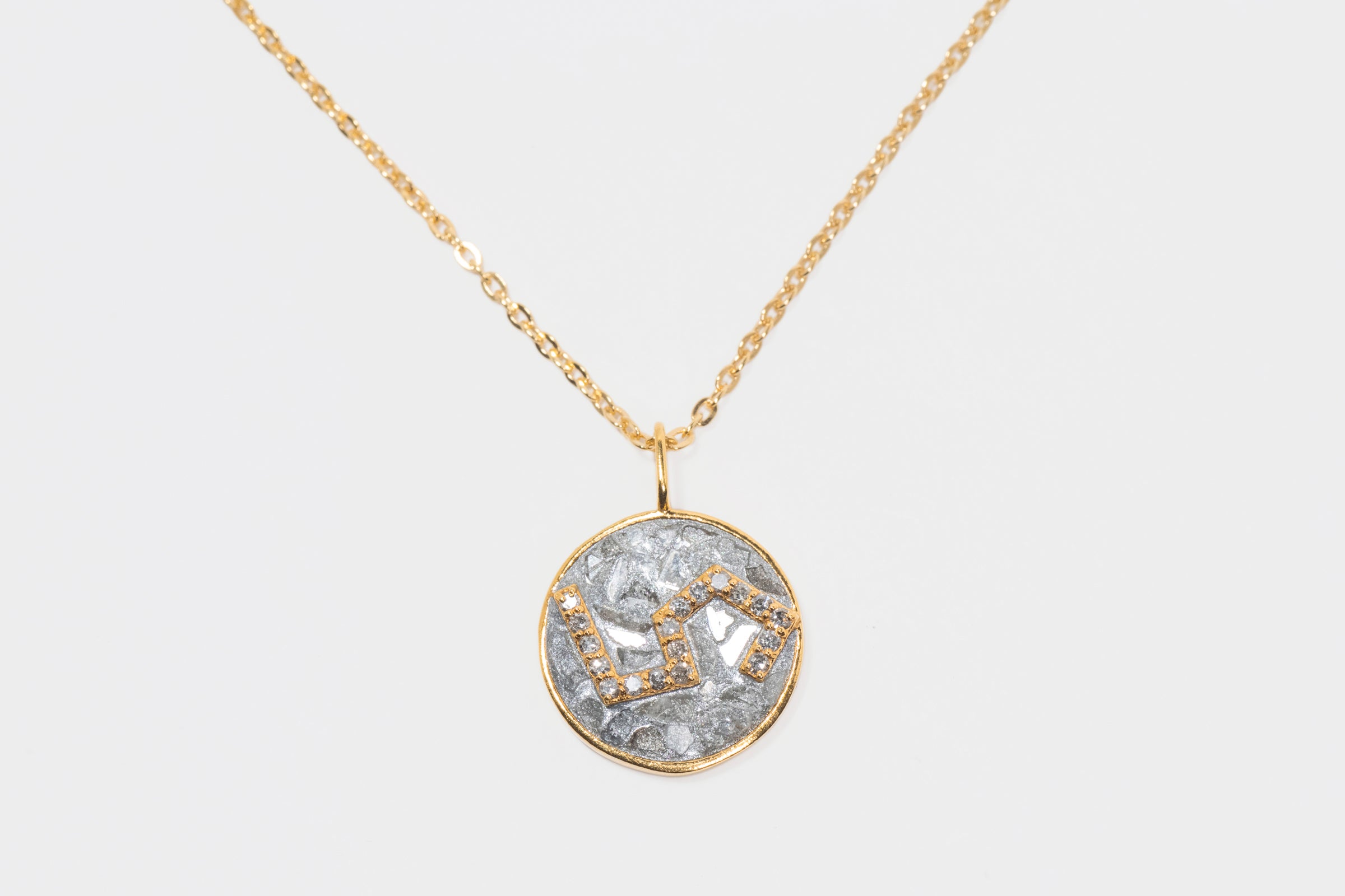 Mini Leo Gold Vermeil  Pendant Necklace
