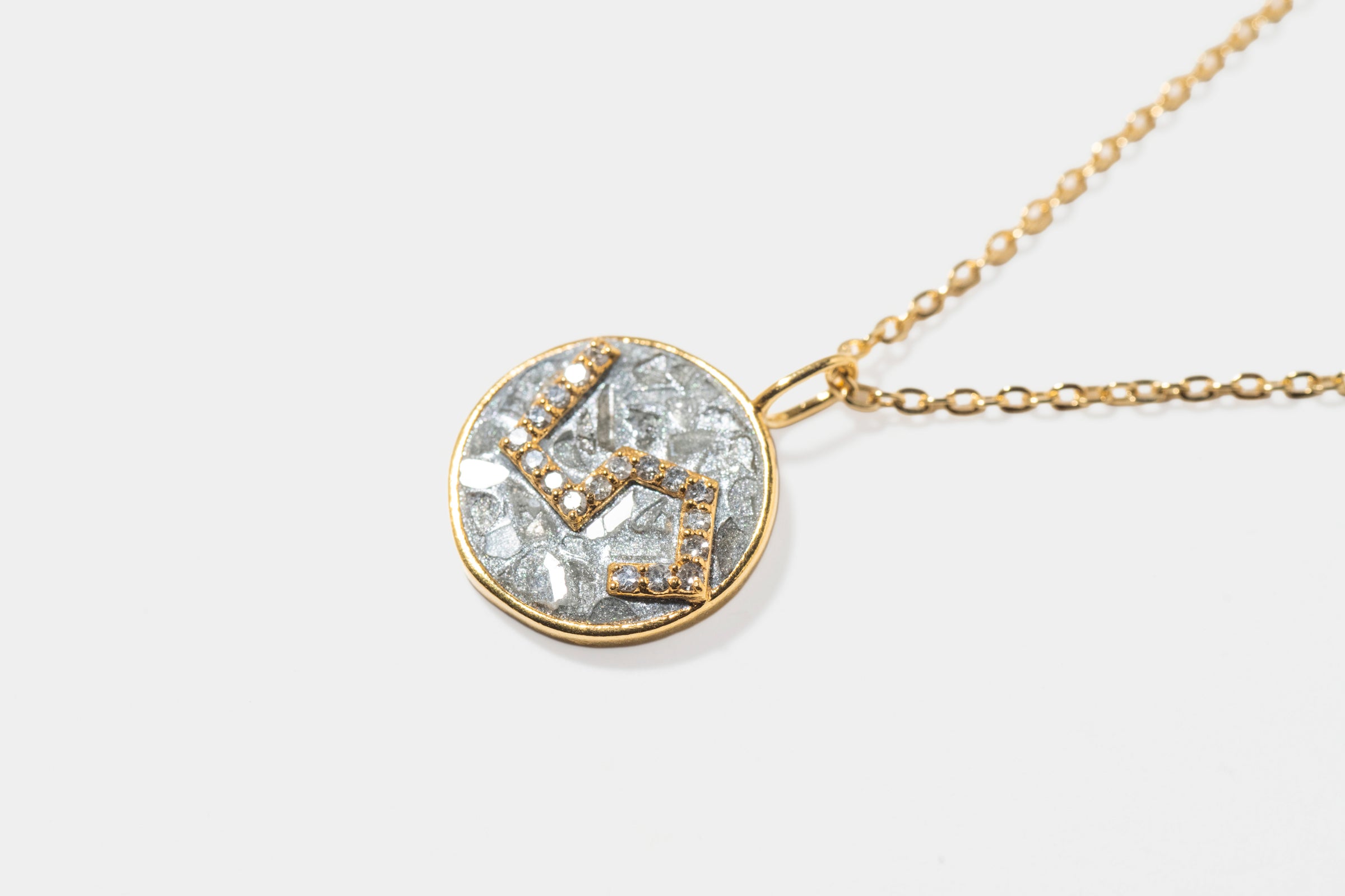 Mini Leo Gold Vermeil  Pendant Necklace