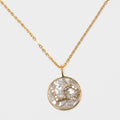 Mini Leo Gold Vermeil  Pendant Necklace