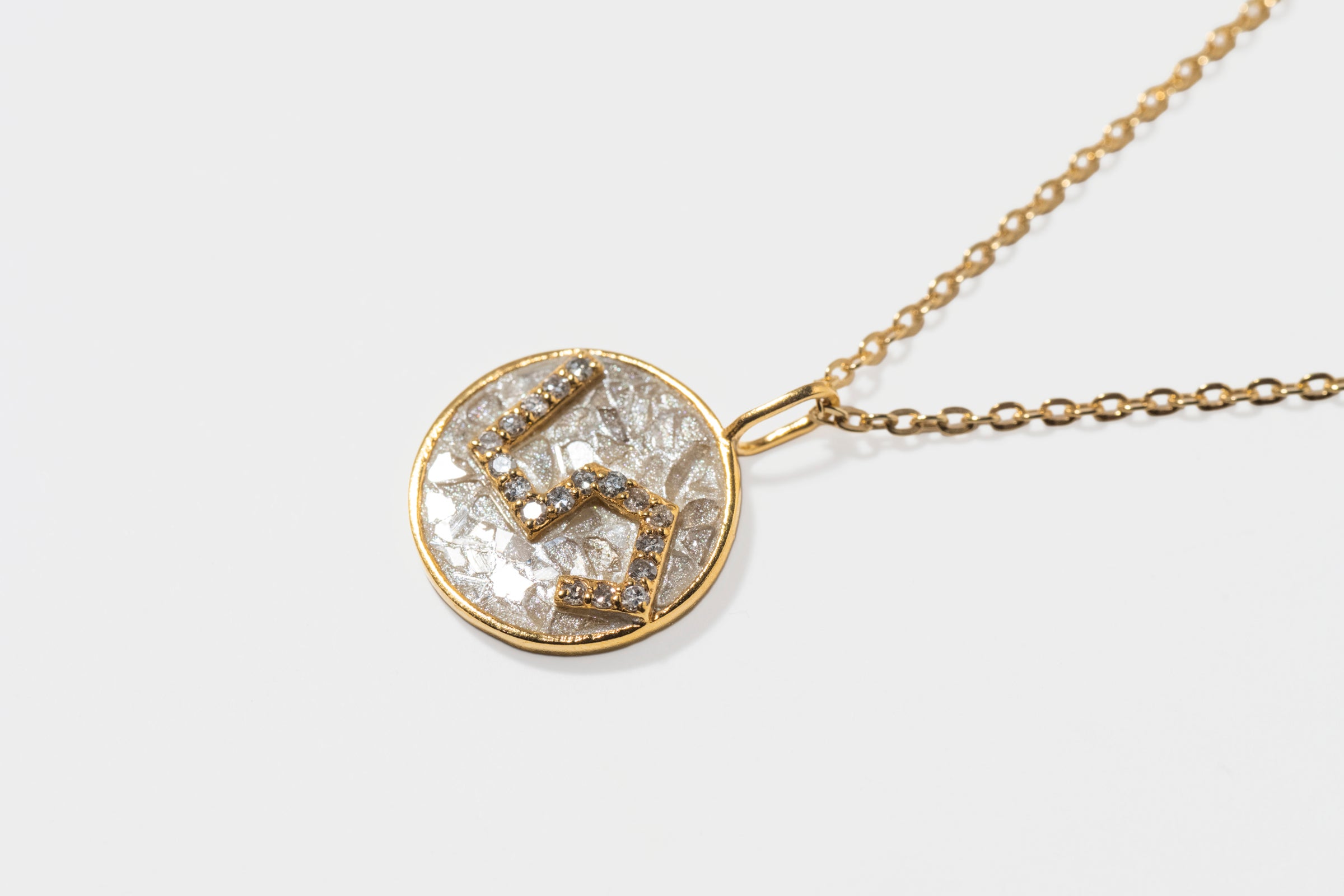 Mini Leo Gold Vermeil  Pendant Necklace