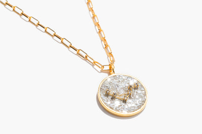 Libra Gold Vermeil Pendant Necklace