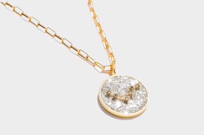 Libra Gold Vermeil Pendant Necklace