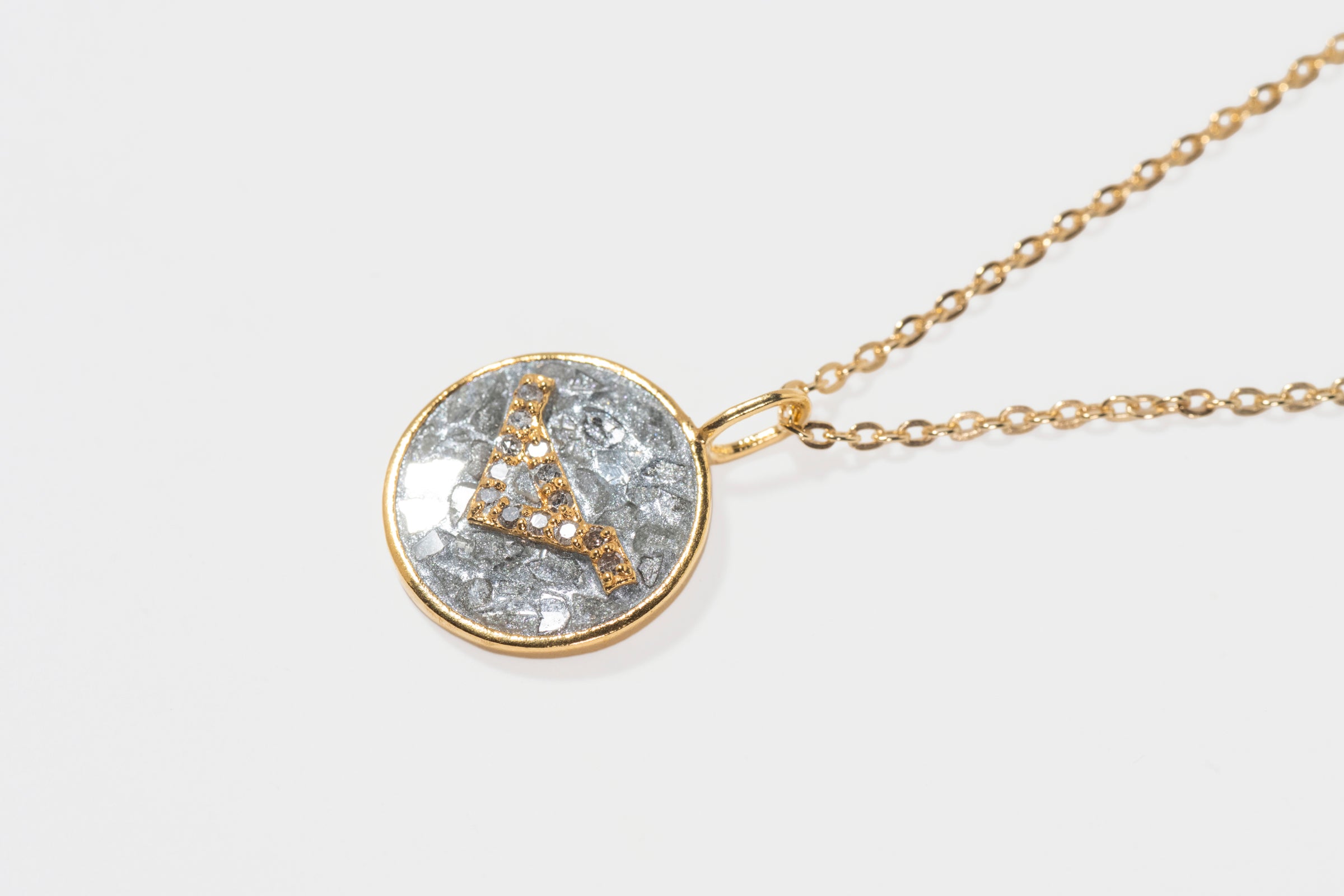 Mini Libra Gold Vermeil  Pendant Necklace