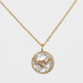 Mini Libra Gold Vermeil  Pendant Necklace