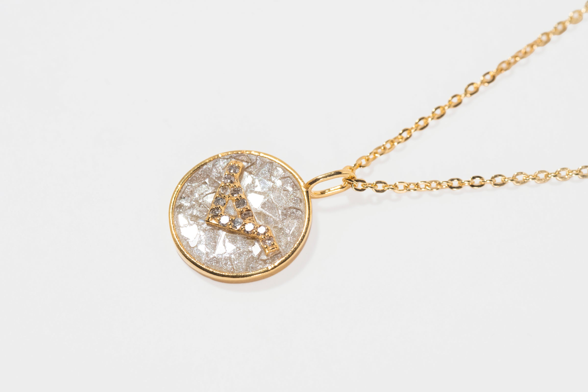 Mini Libra Gold Vermeil  Pendant Necklace