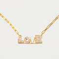 Love Gold Vermeil Pendant Necklace