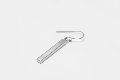 Miladi Small Oxidized Silver Earrings