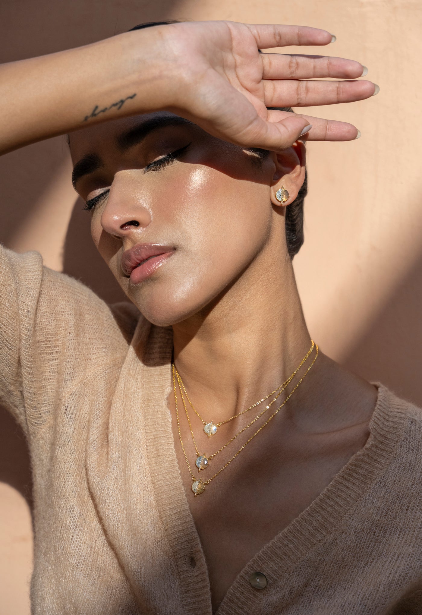 Elson Gold Vermeil Stud Earrings