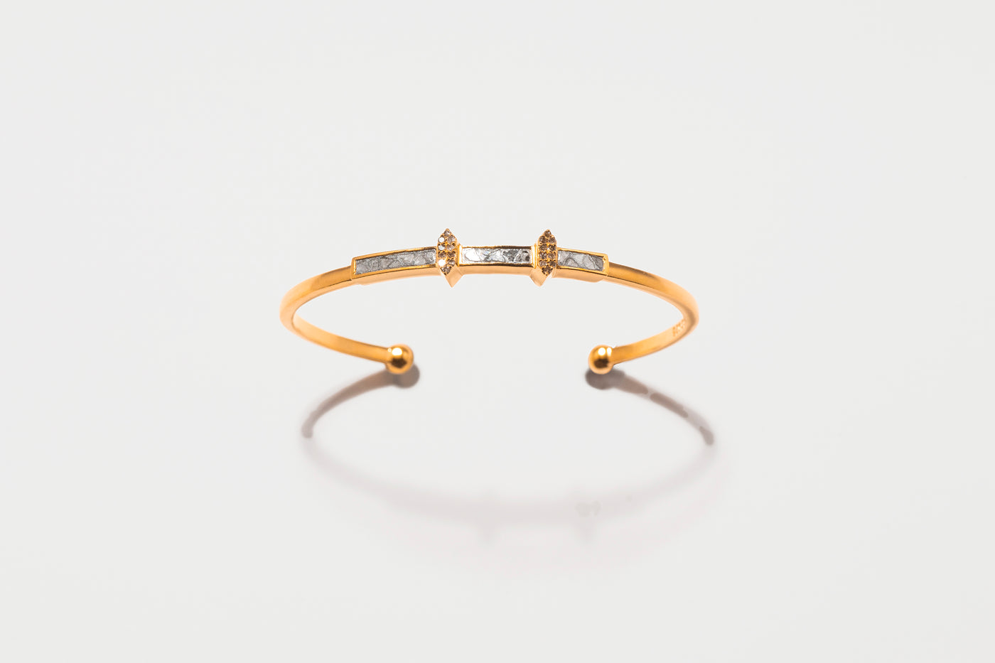 Madison Gold Vermeil Bangle Bracelet