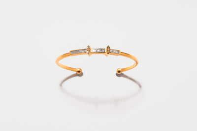 Madison Gold Vermeil Bangle Bracelet