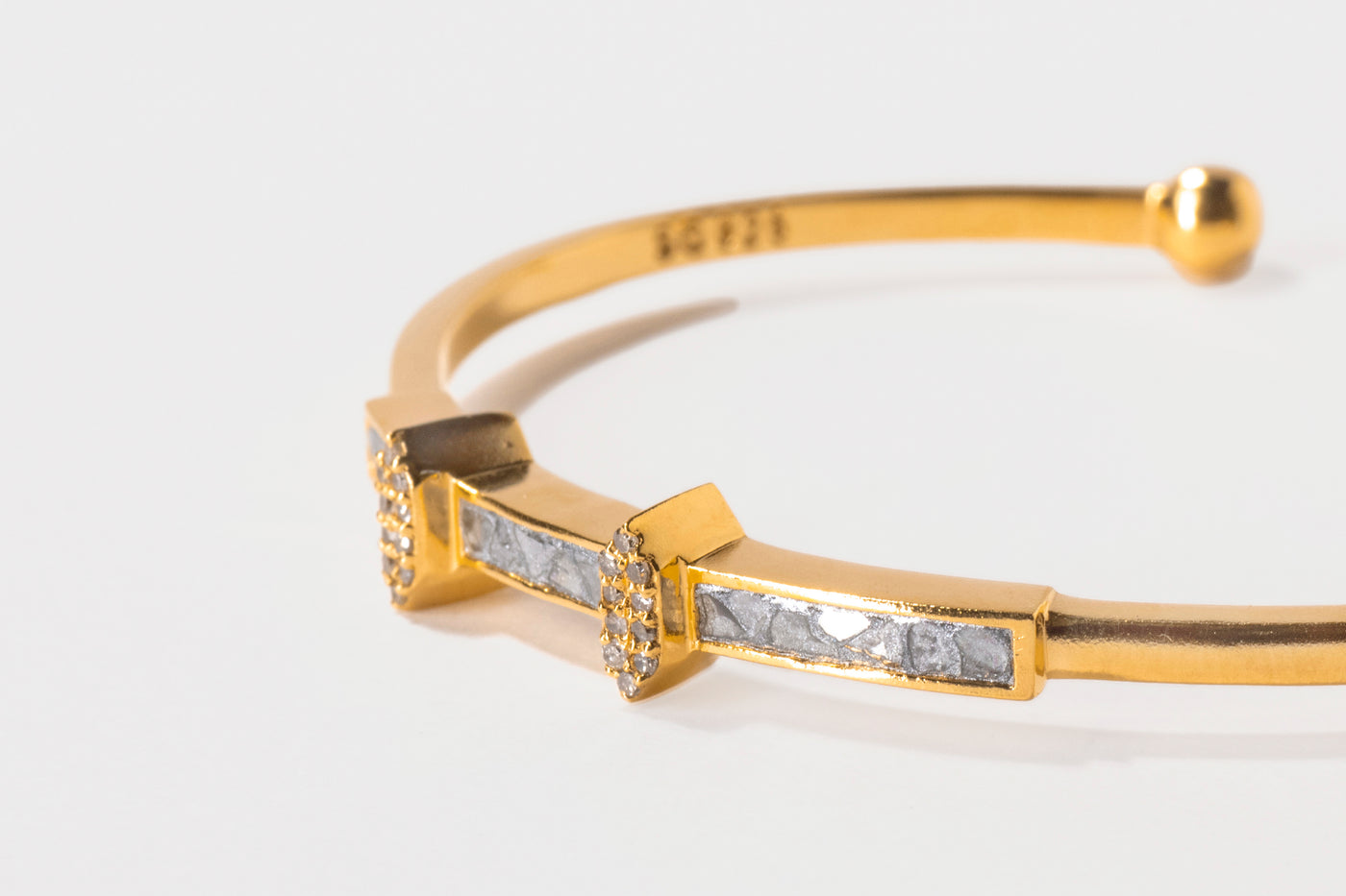 Madison Gold Vermeil Bangle Bracelet