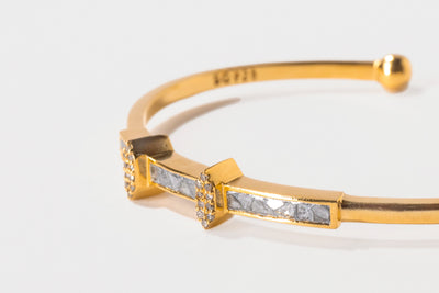 Madison Gold Vermeil Bangle Bracelet