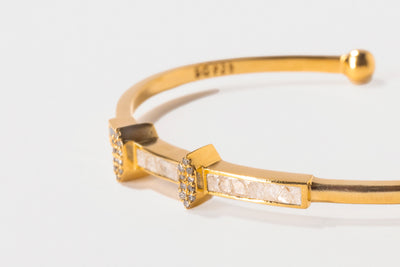 Madison Gold Vermeil Bangle Bracelet