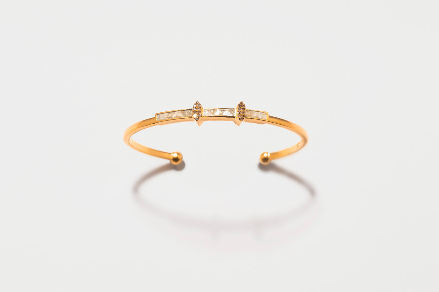 Madison Gold Vermeil Bangle Bracelet