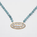Maratea Oval Gold Vermeil Pendant Necklace