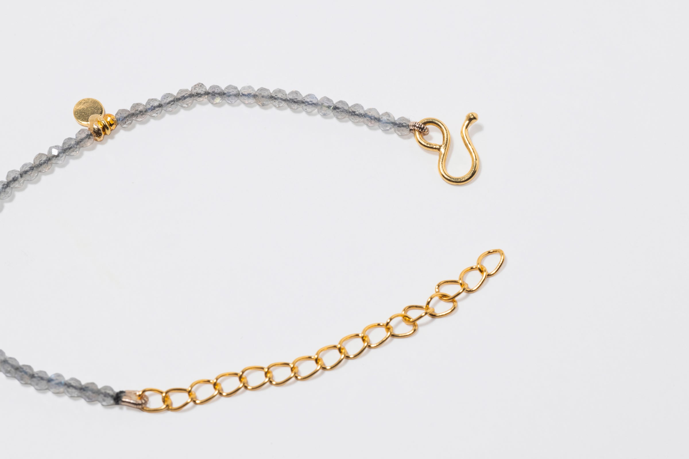 Margot Round Beaded Gold Vermeil Necklace