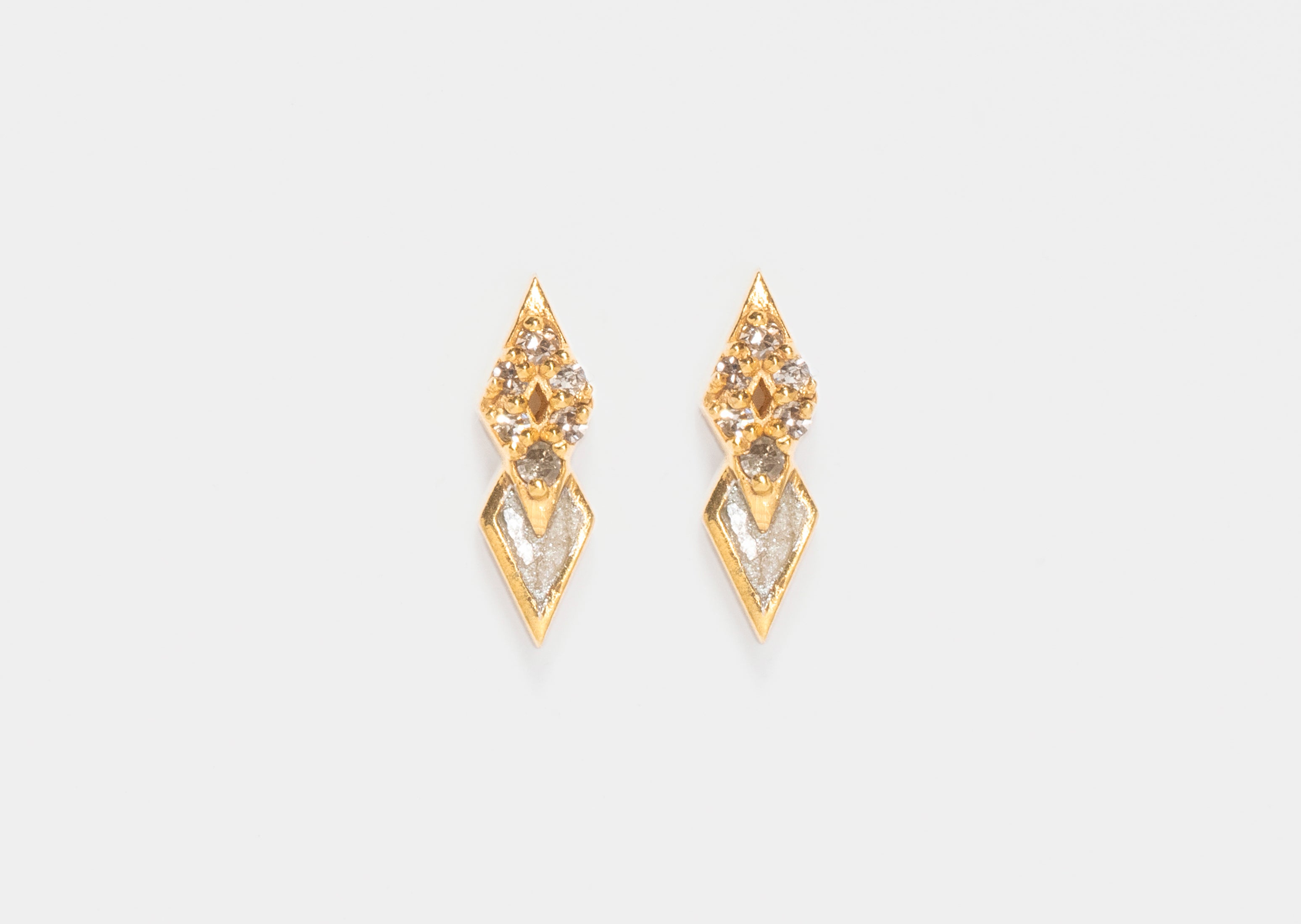 Mika Gold Vermeil Stud Earrings