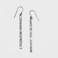 Miladi Large Oxidized Silver Earrings