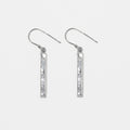 Miladi Small Oxidized Silver Earrings
