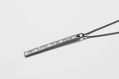 Miladi Oxidized Silver Pendant Necklace