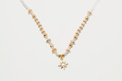 Nash Gold Vermeil Beaded Necklace