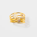 Nash Stack Gold Vermeil Ring