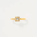 Nava  Square Gold Vermeil Ring