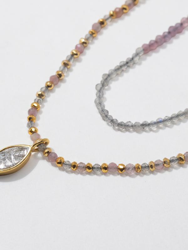 Nayika Gold Vermeil Beaded Necklace