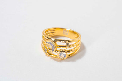 Neoma Stack Gold Vermeil Ring