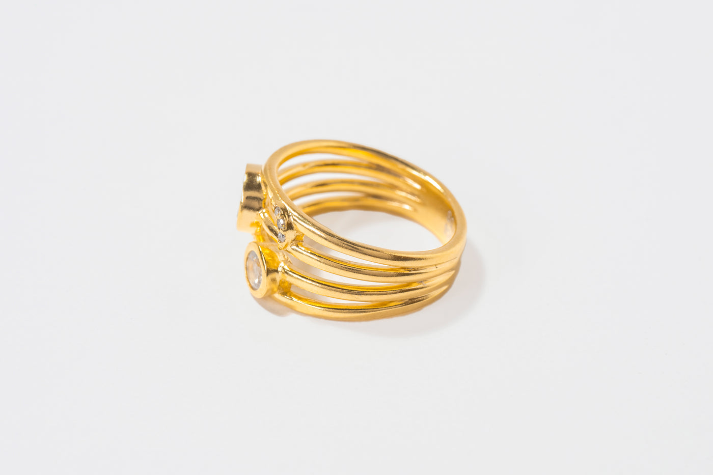 Neoma Stack Gold Vermeil Ring