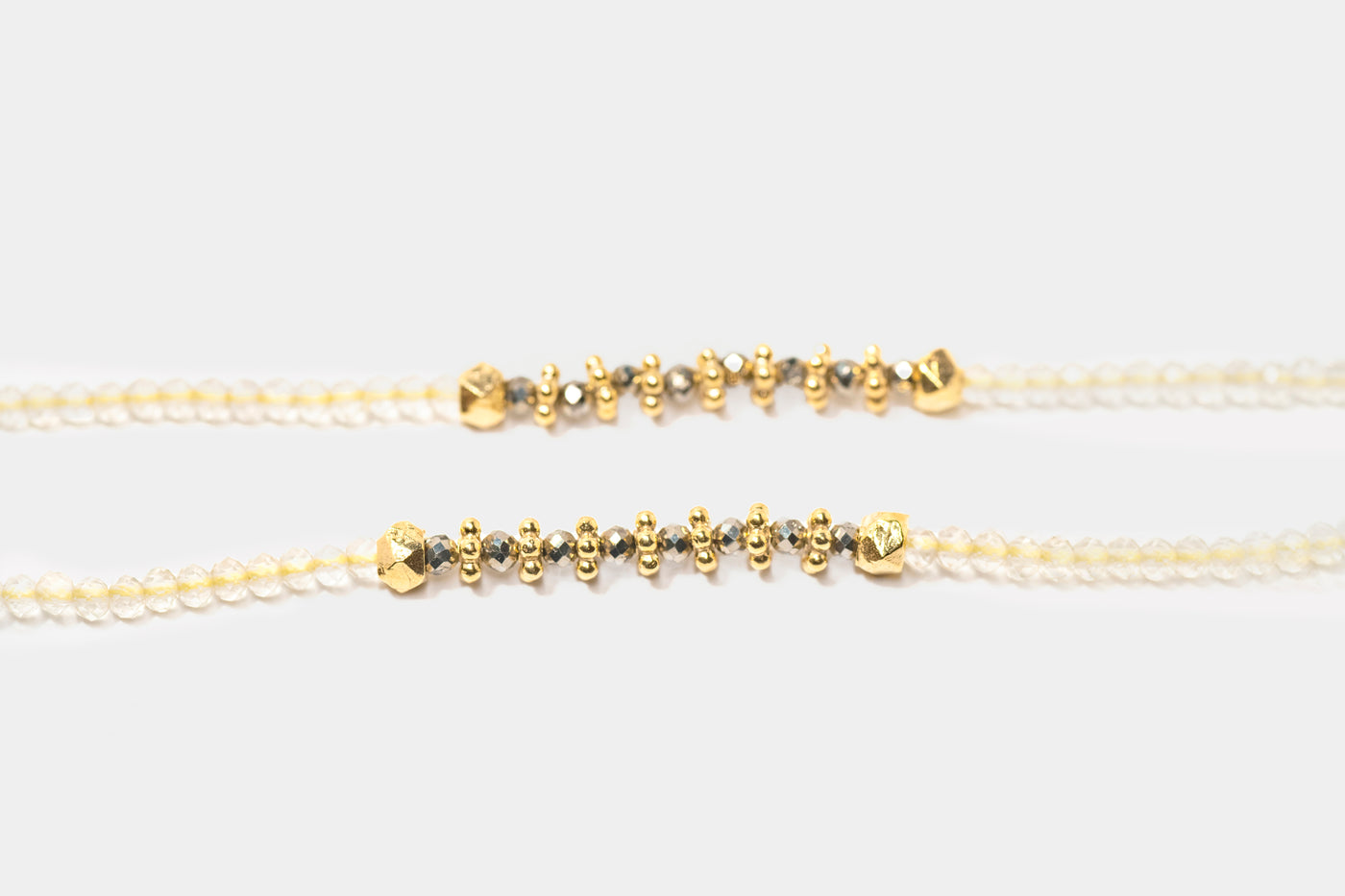 Nero Gold Vermeil Beaded Necklace